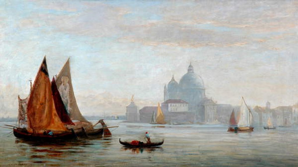 Detail of Church of Santa Maria della Salute, Venice, 1875 by Charles Edward Holloway