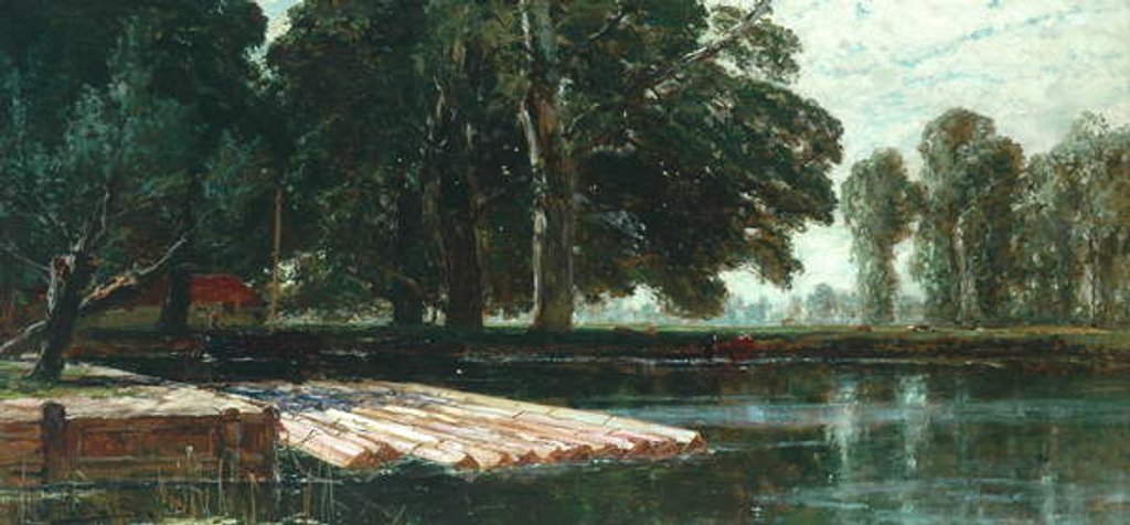 Detail of The Pond by Edwin Ellis
