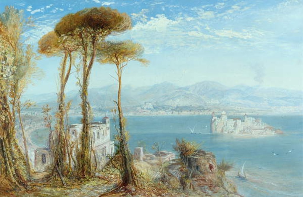 Detail of The Bay of Naples, 1876 by James Webb