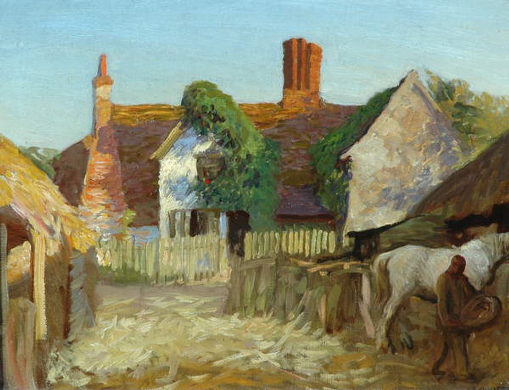 Detail of Winzes Farm, 1905-10 by George Clausen