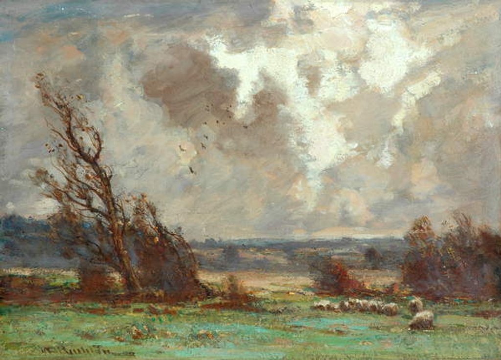 Detail of To Cross the Wolds and Meet the Sky by William Charles Rushton