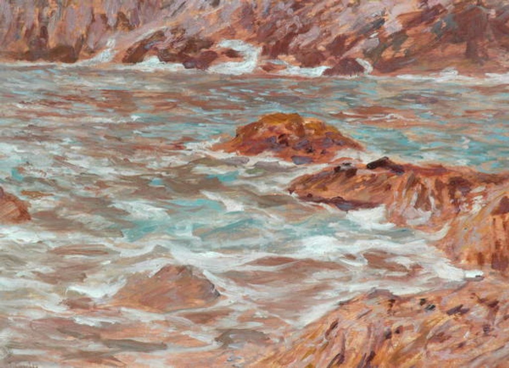 Detail of Capri and Seascape by James Charles