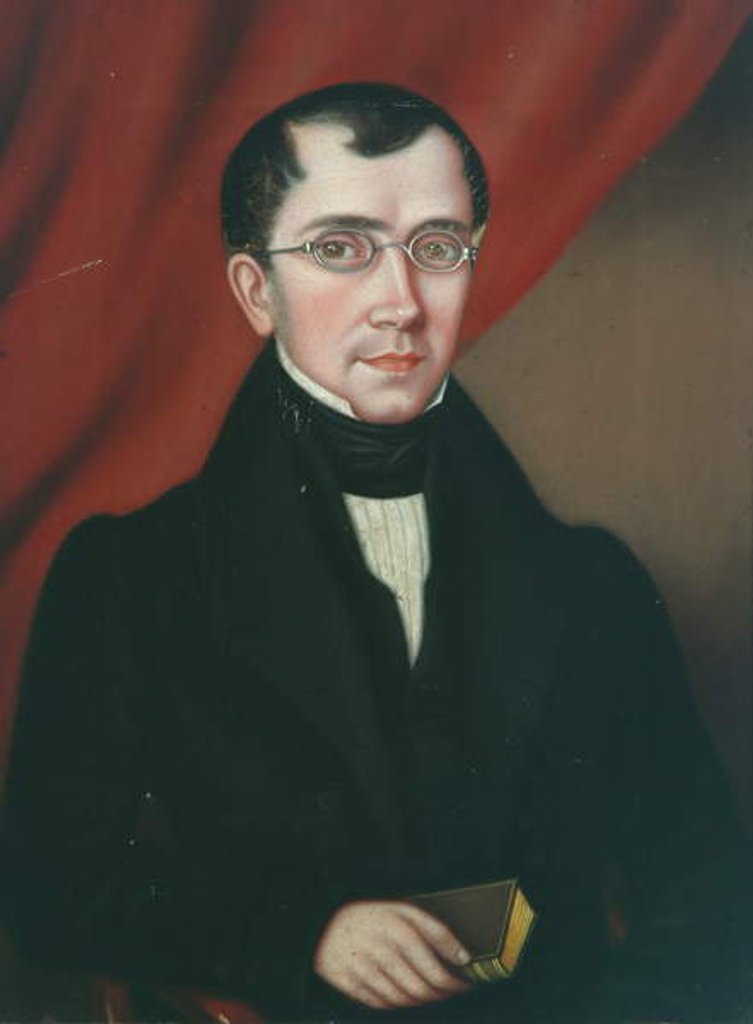 Detail of John Butterfield of Cliffe Hall, 1835 by Hannah Maria Hudson