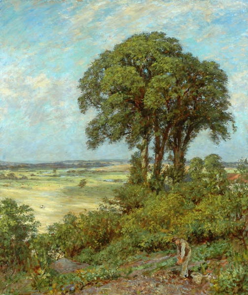 Detail of Landscape in Sussex by James Charles