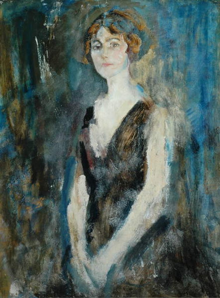 Detail of Mrs S. S. Howland by Ambrose McEvoy