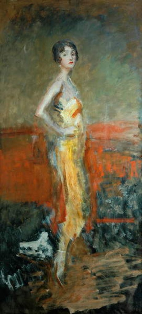 Detail of Mrs Redmond McGrath, c.1920-27 by Ambrose McEvoy