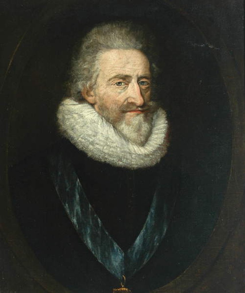 Detail of Henry IV of France by Frans I Pourbus