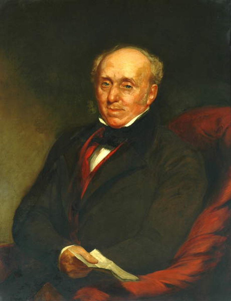 Detail of Francis Baildon, 1846 by George Hayter