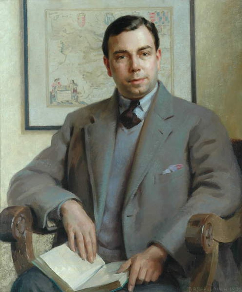 Detail of J. B. Priestley, 1932 by James P. Barraclough