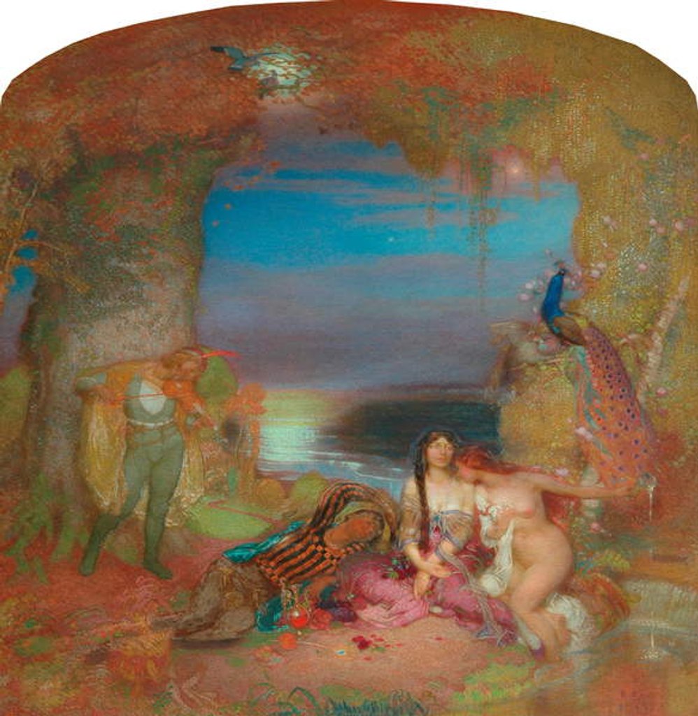 Detail of Shadow of Dreams, 1910 by William Shackleton