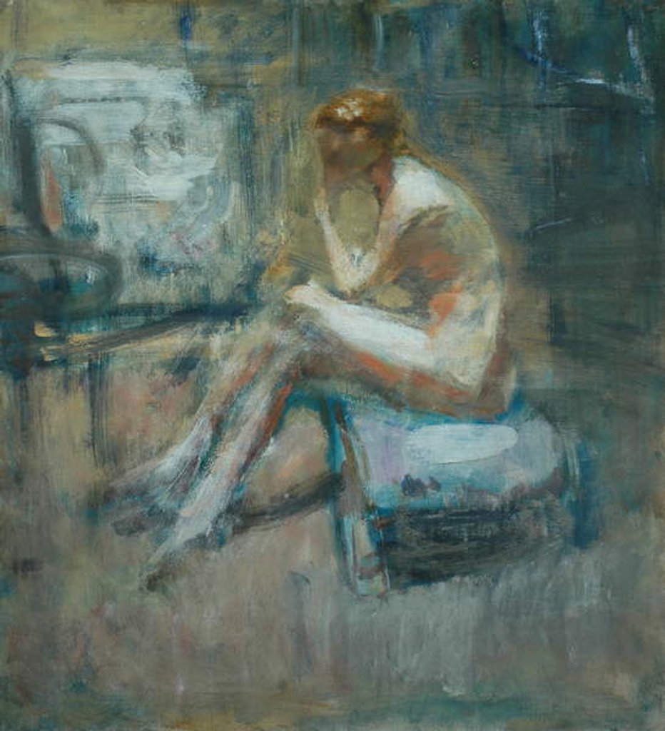 Detail of Seated Nude, c.1920 by Ambrose McEvoy