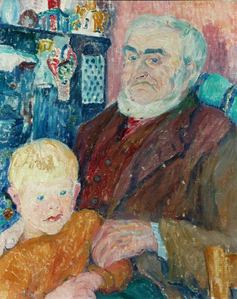 Detail of The Grandfather by Jelka Rosen
