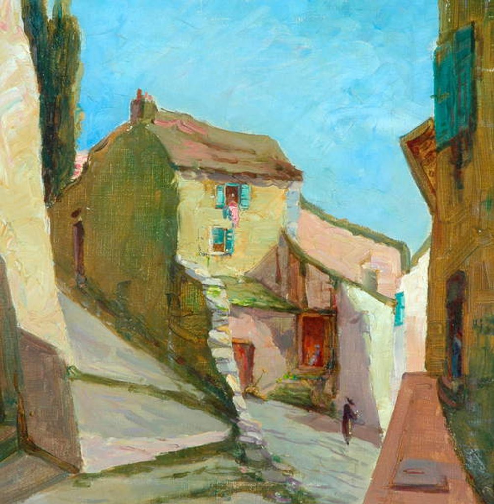 Detail of Noon, Assisi by Caroline Matilda Baker