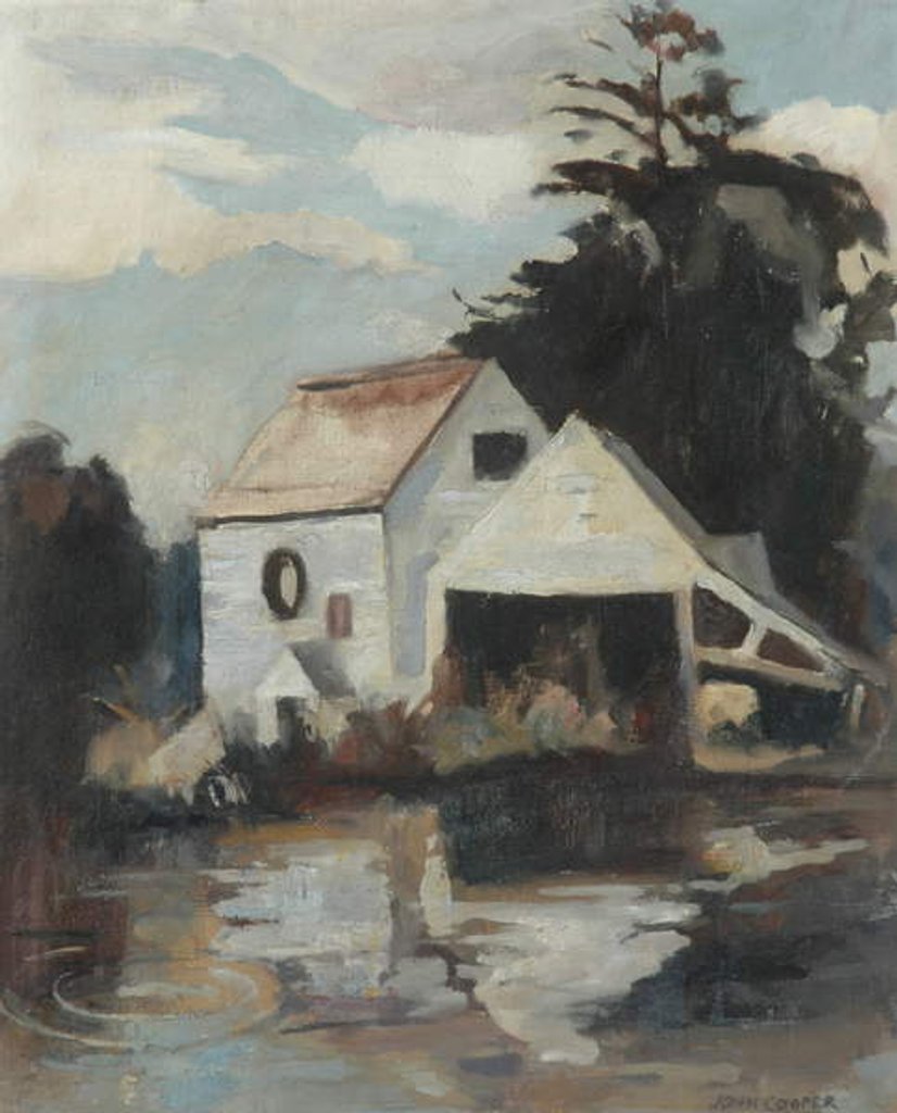Detail of The Mill Pool by John Albert Cooper