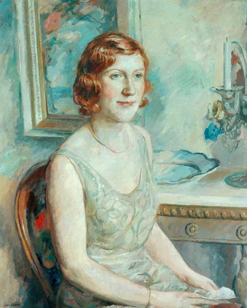Detail of Portrait of a Young Lady by John Albert Cooper