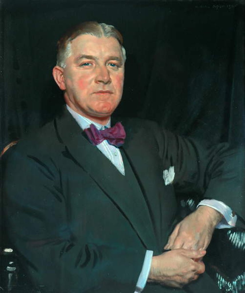 Detail of T. Howarth, JP, 1925 by William Orpen