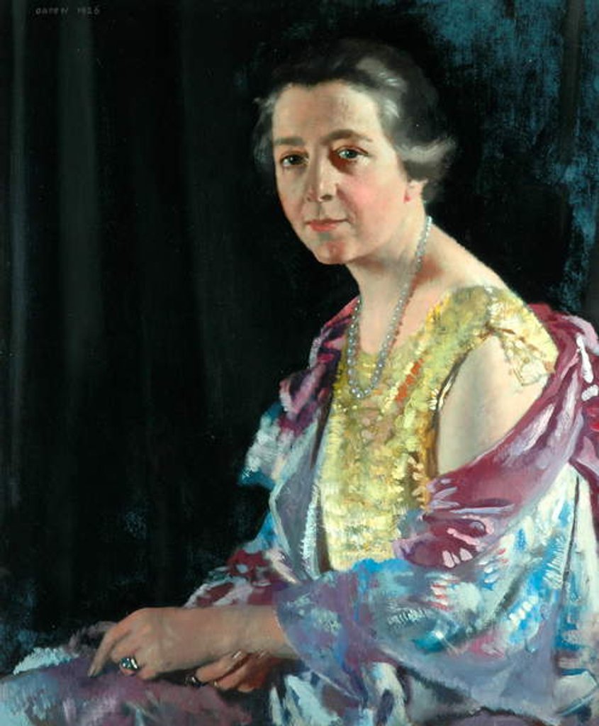 Detail of Mrs Thomas Howarth, 1926 by William Orpen