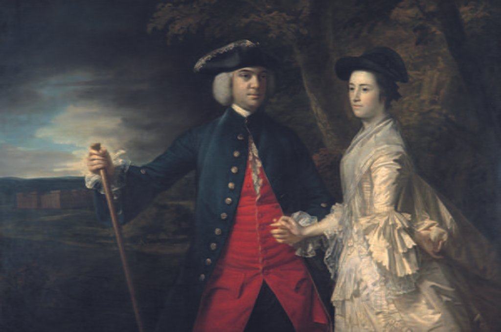 Detail of John, 2nd Earl of Egmont and His Second Wife Catherine, c.1759 by Joshua Reynolds