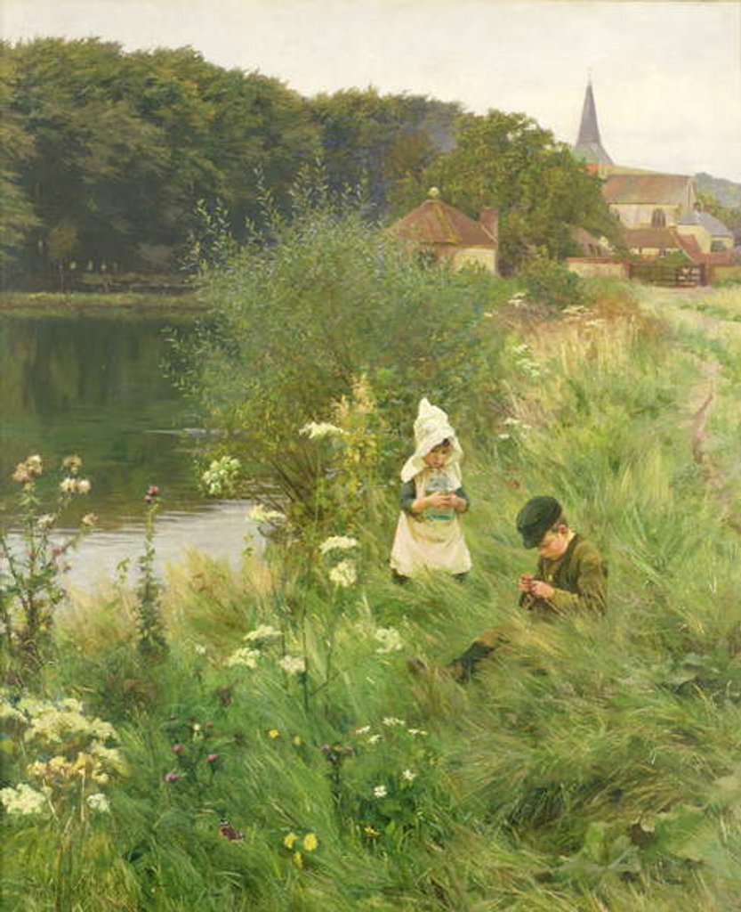 Detail of Saturday Afternoon, 1893 by Gunning King