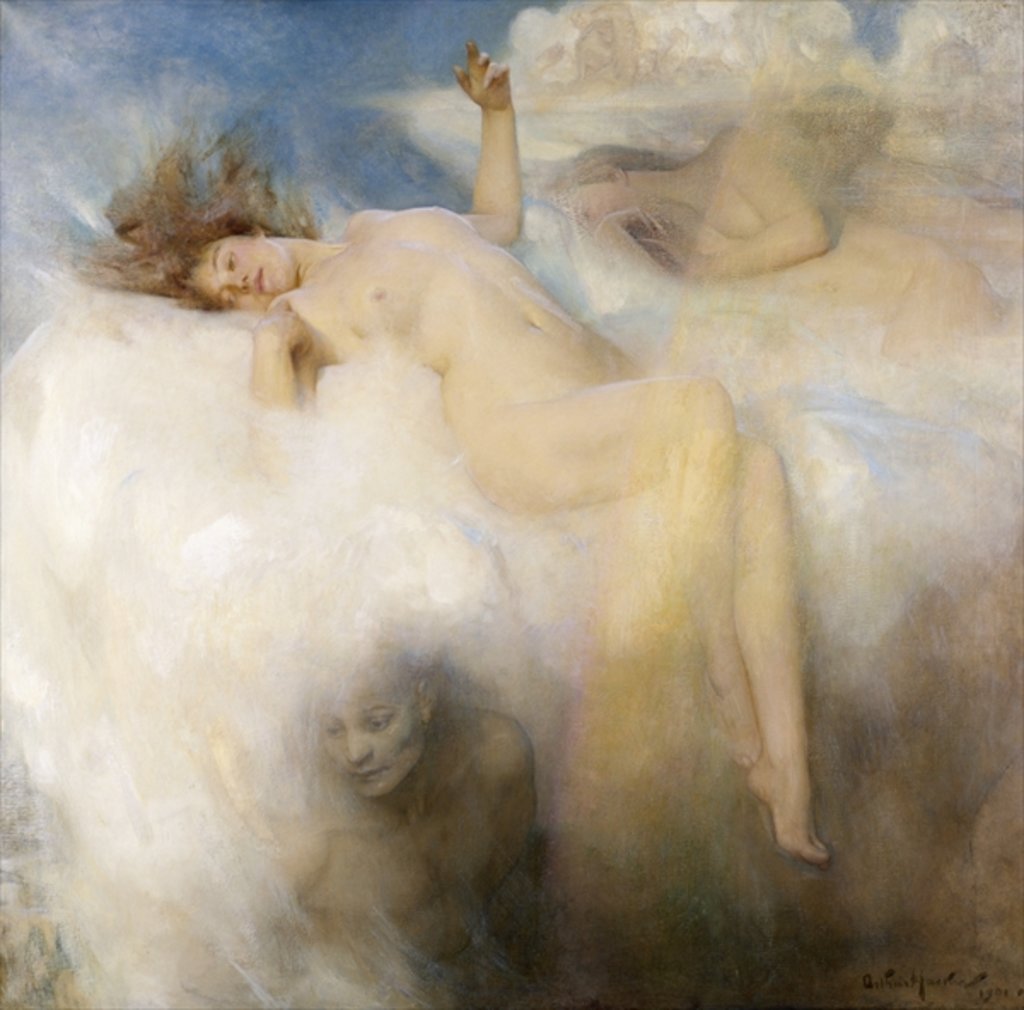 Detail of The Cloud, 1902 by Arthur Hacker