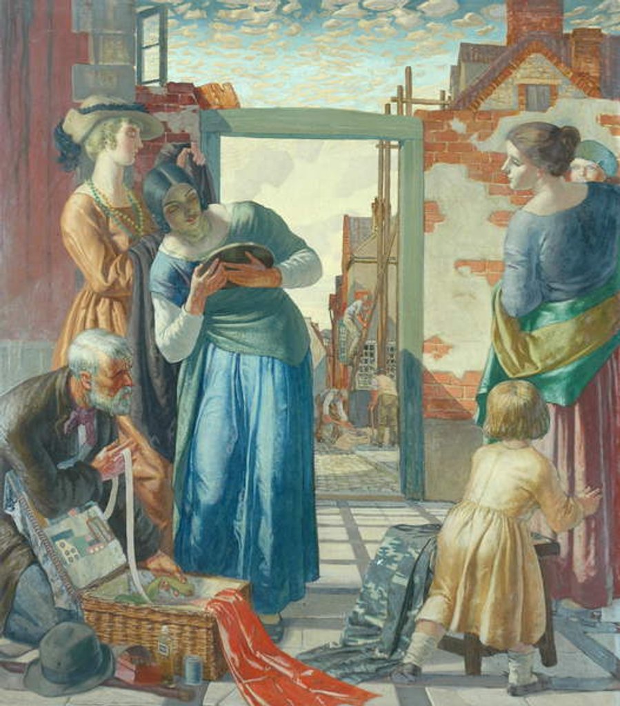 Detail of The Pedlar, c.1924 by Harry Morley