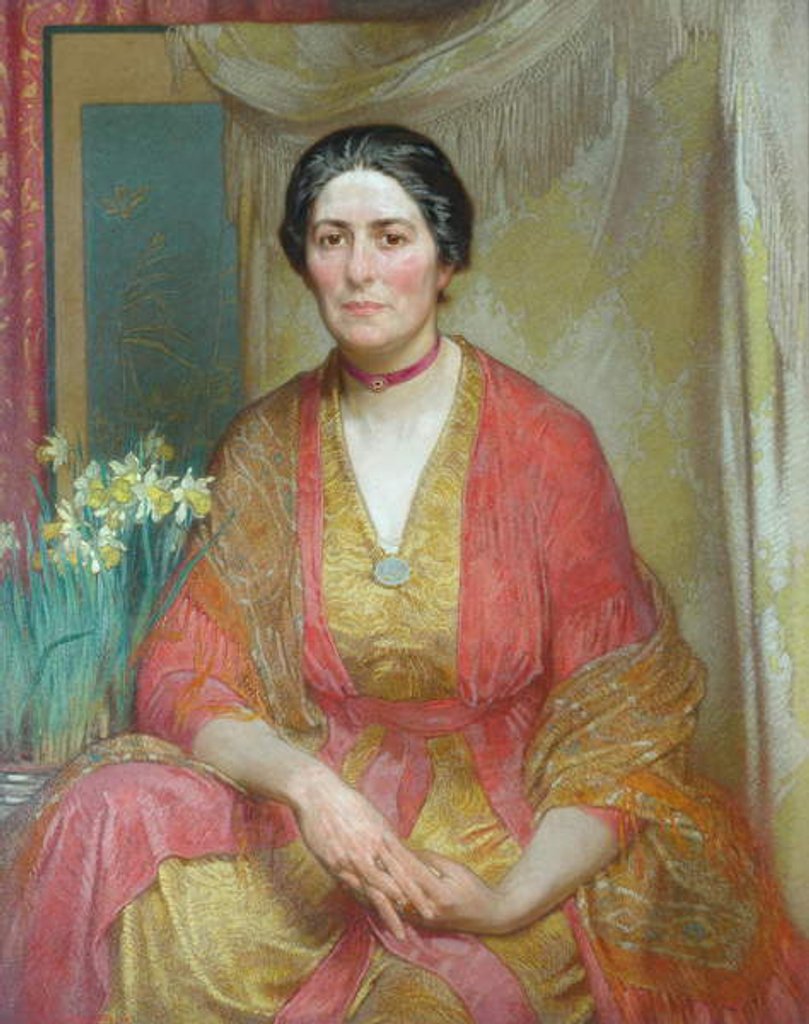 Detail of Portrait of the artist's wife, 1918 by William Shackleton