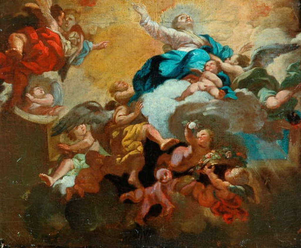 Detail of The Assumption of the Virgin, 1650–99 by Venetian School