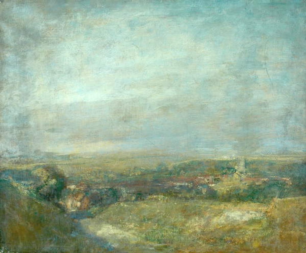 Detail of Morning, Aldbourne by Ambrose McEvoy