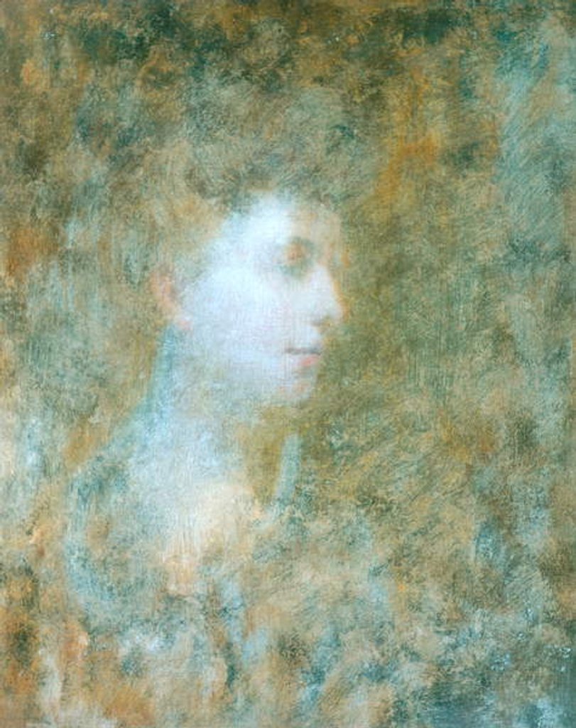 Detail of Sketch for the portrait of Viscountess Chilston by Ambrose McEvoy