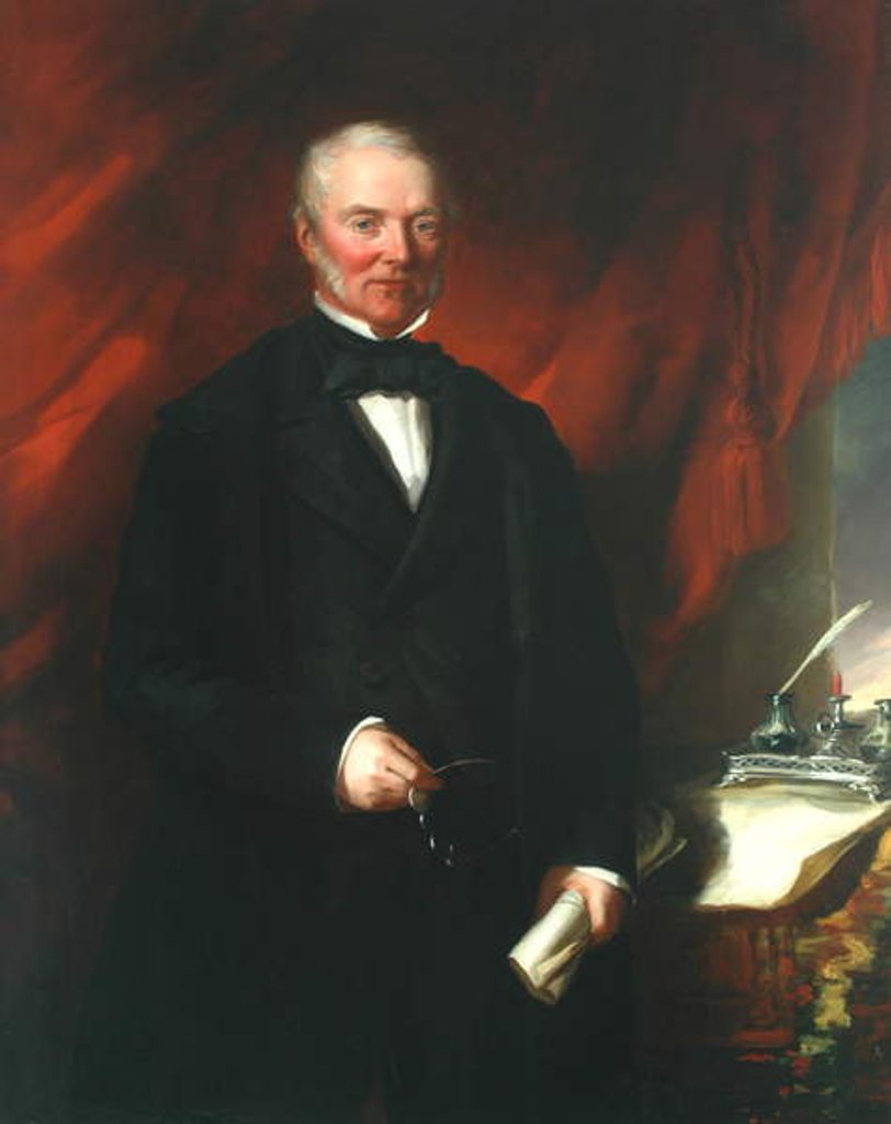 Detail of Robert Milligan, c.1855 by Isaac Faulkner Bird