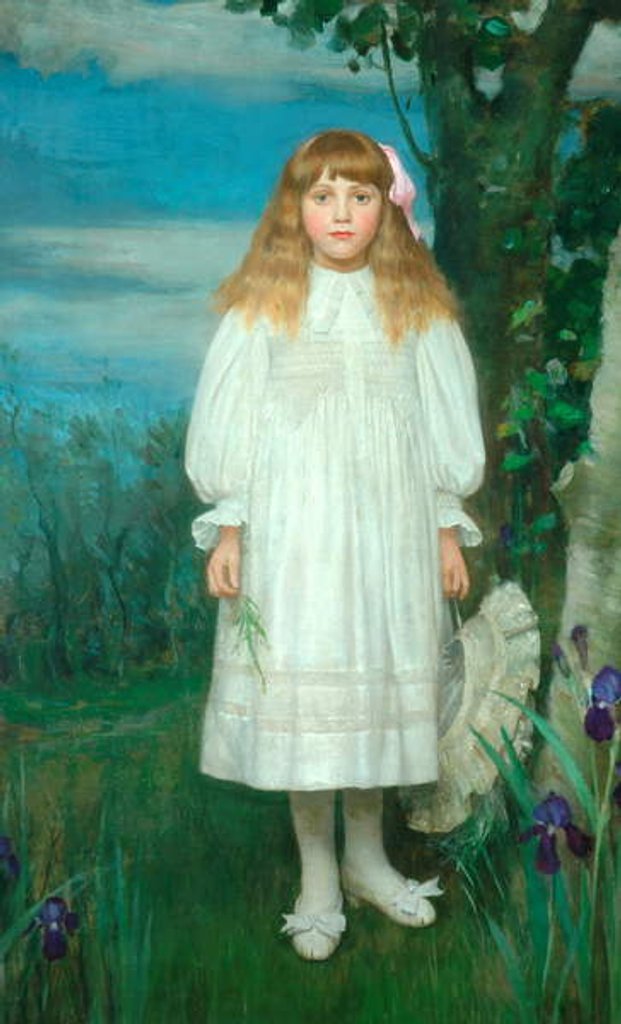 Detail of Miss Catherine Howard, c.1904 by Ernest Leopold Sichel