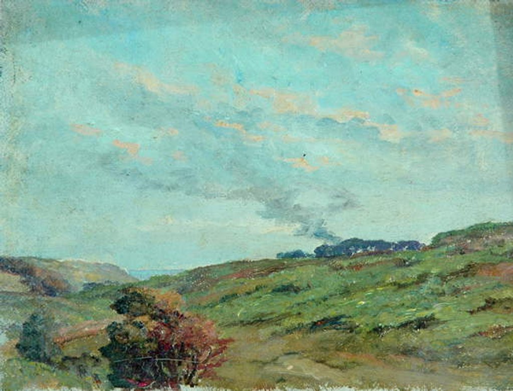 Detail of Upper Wharfedale by Arnold Priestman