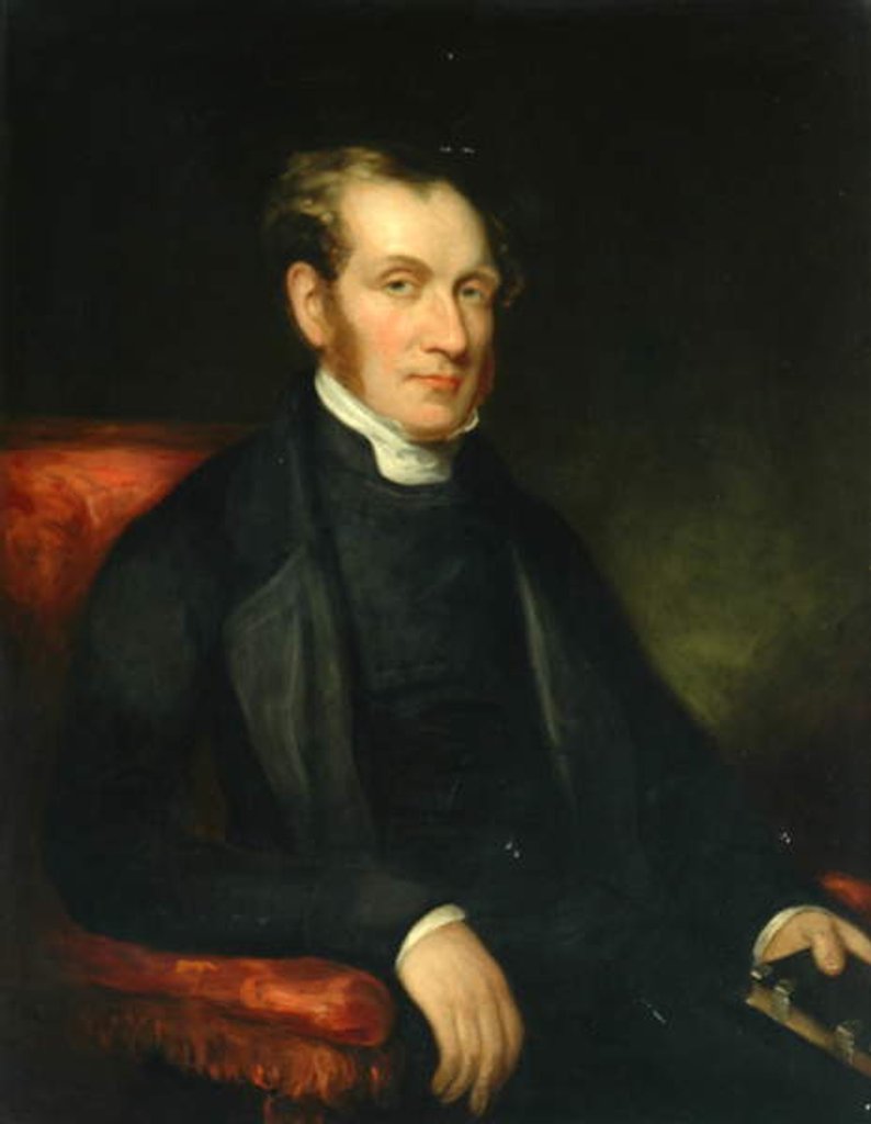 Detail of Reverend Joshua Fawcett by Thomas Ellerby
