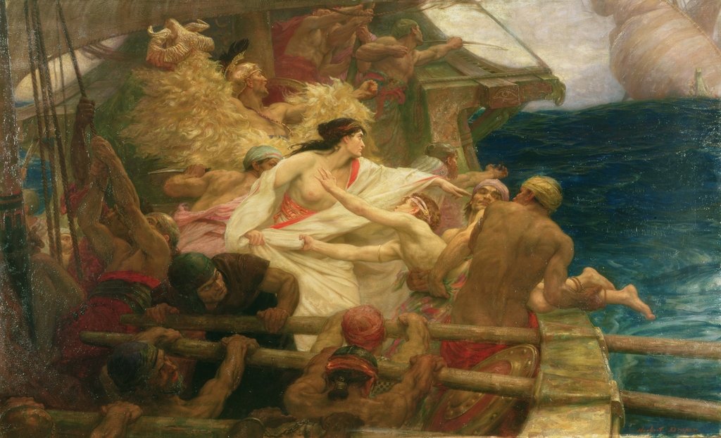 Detail of The Golden Fleece, 1904 by Herbert James Draper