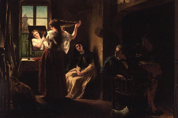 The Invention of the Combing Machine, 1862 posters & prints by Alfred W ...