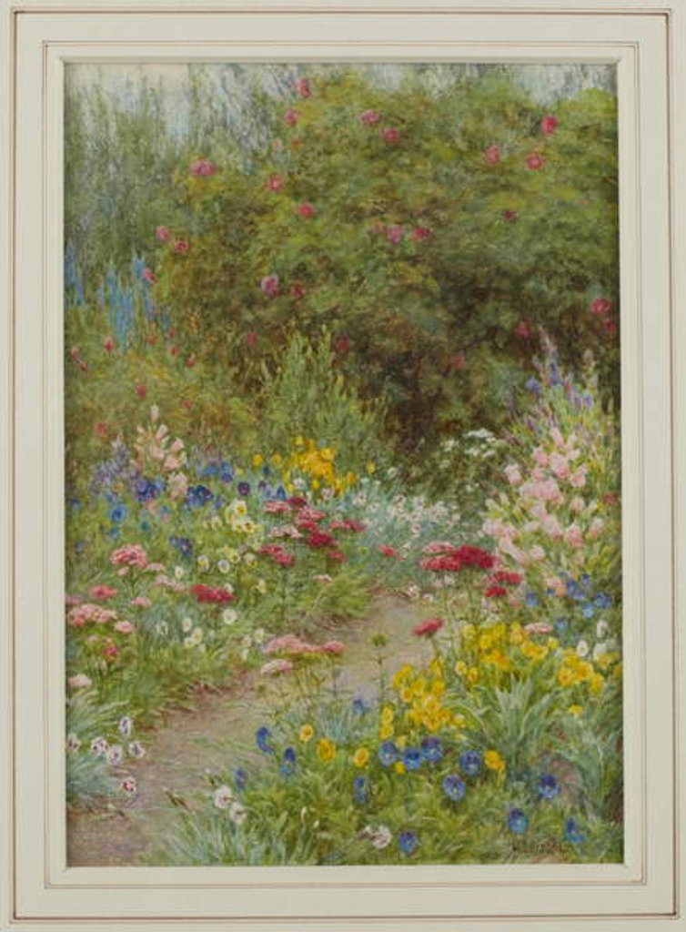 Detail of The Little Path, 1920 by Helen Allingham