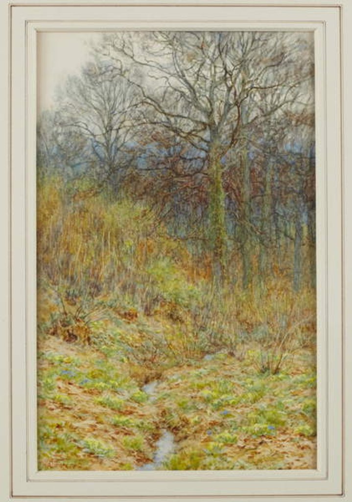 Detail of Our Primrose Wood, 1913 by Helen Allingham