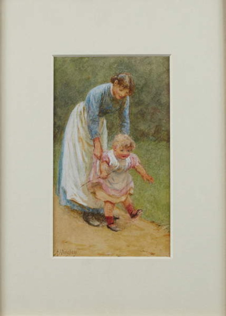Detail of Henry with Nurse, 1884 by Helen Allingham