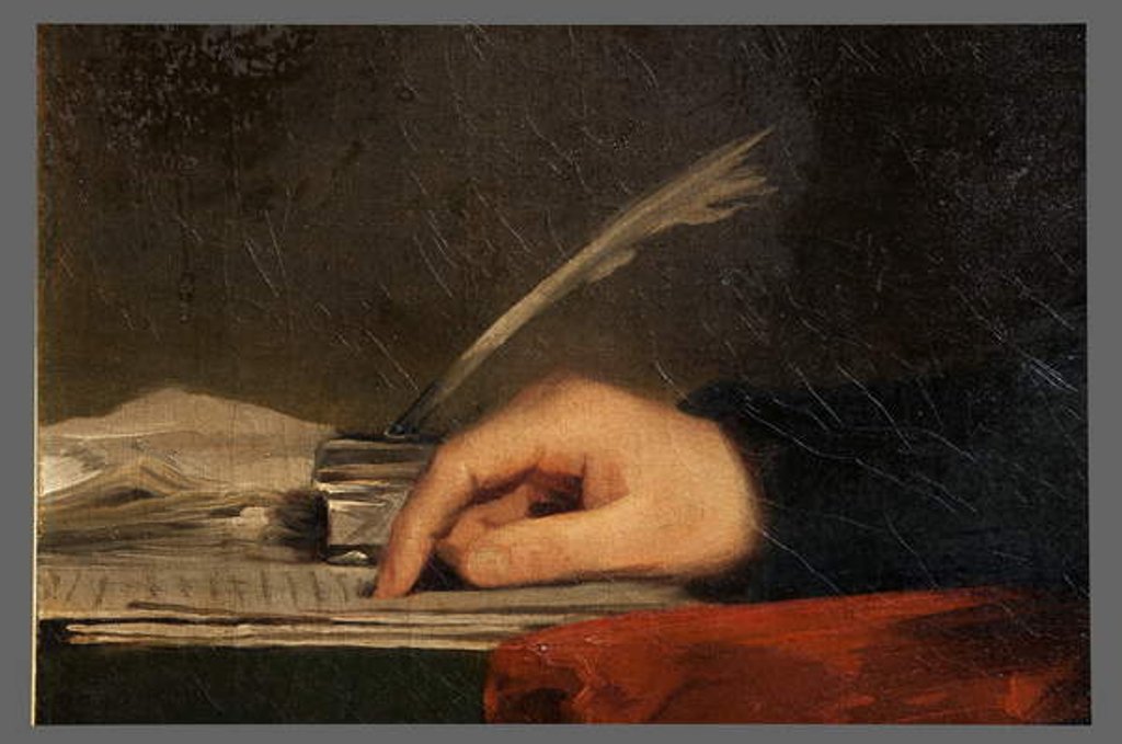 Detail of Detail from Portrait of Alexander Hamilton by Henry Raeburn