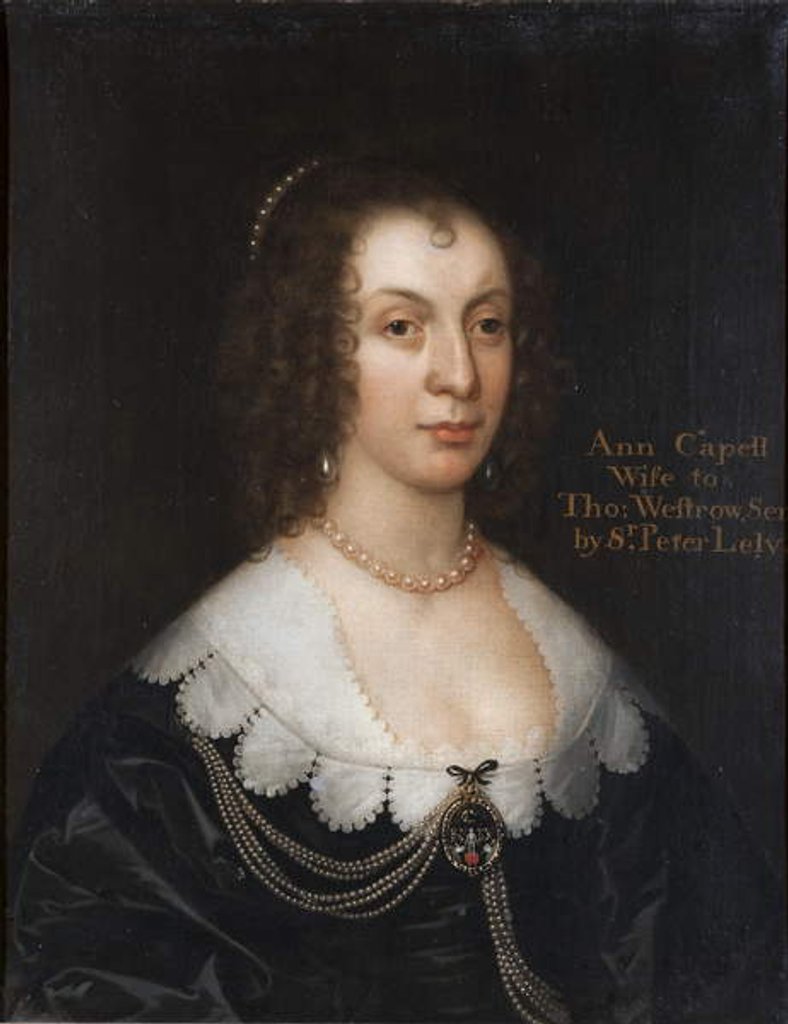 Detail of Portrait of Ann Capell by Peter Lely