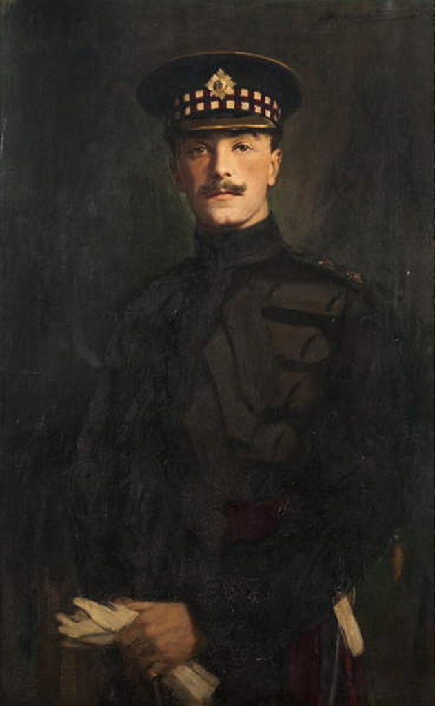 Detail of Portrait of Captain Sir Edward Hulse, c.1910 by Florence K. Upton