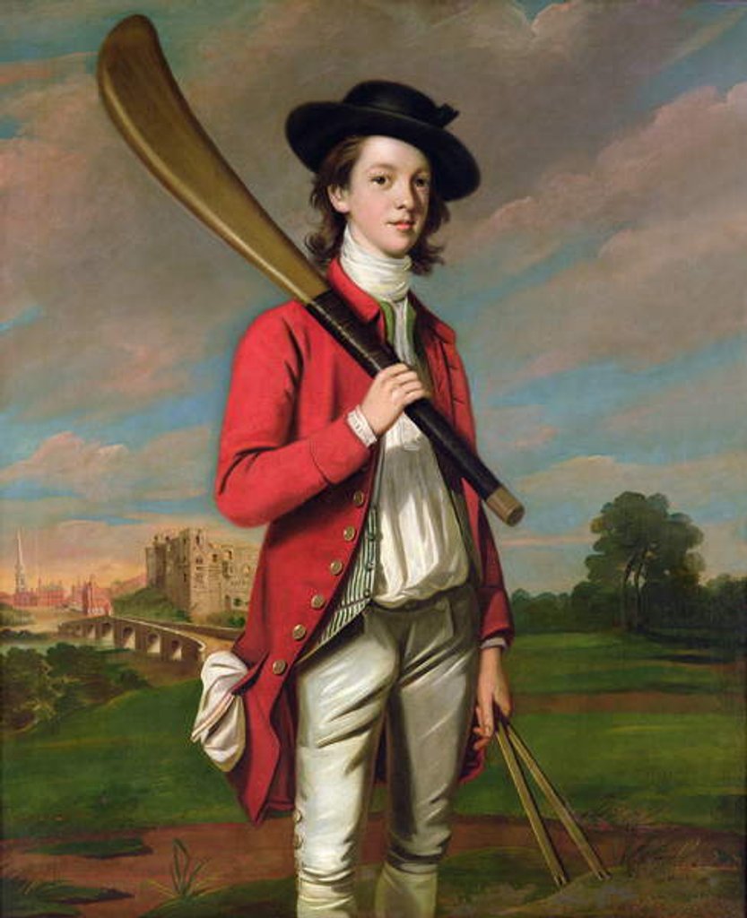 Detail of The Boy with a Bat: Walter Hawkesworth Fawkes, c.1760 by English School