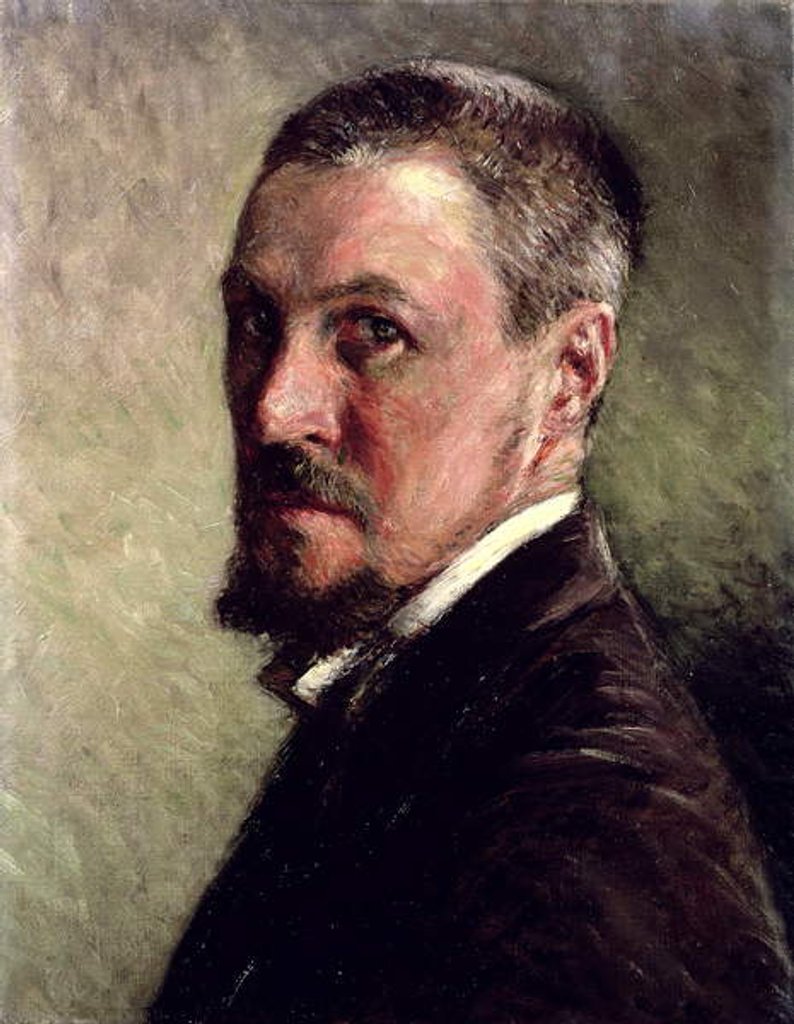 Detail of Self Portrait by Gustave Caillebotte