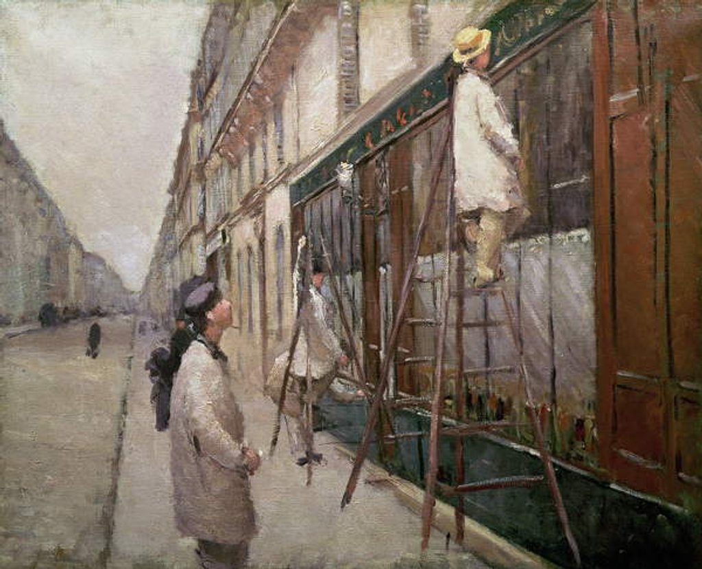 Detail of Study for The Painters, 1877 by Gustave Caillebotte