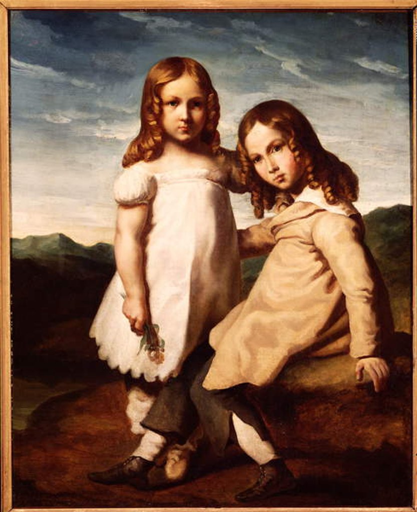 Detail of Alfred Dedreux as a Child with his Sister, Elisabeth, 1816-17 by Theodore Gericault