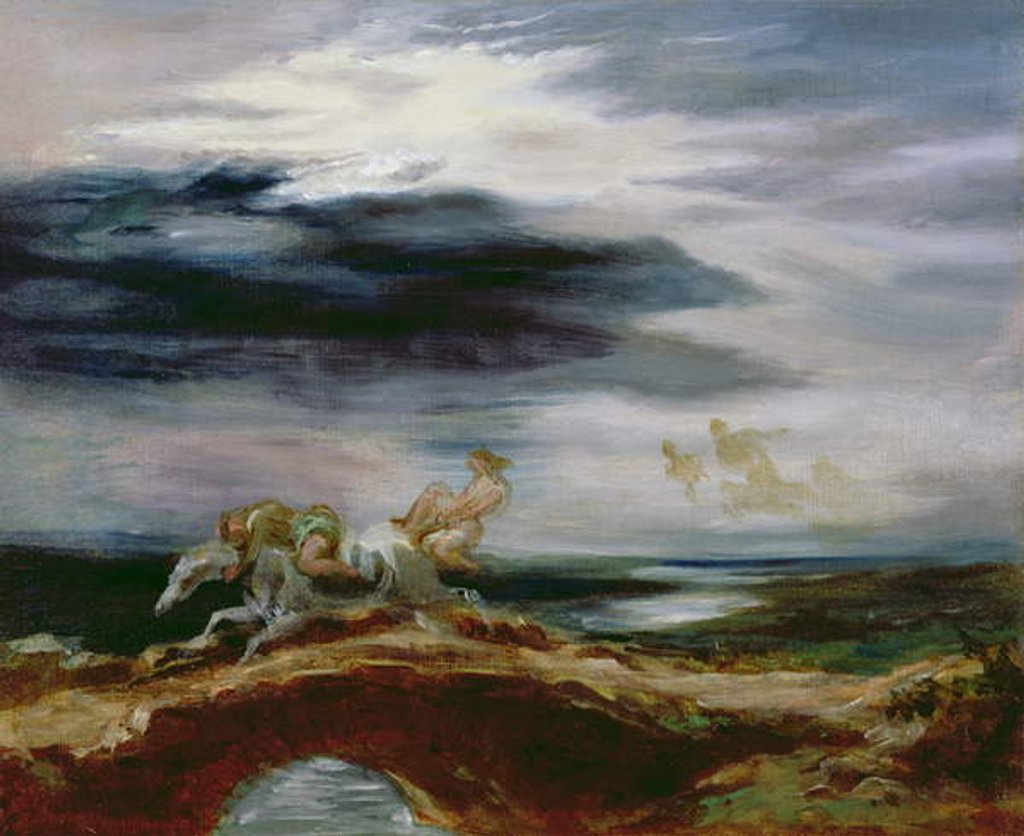Detail of Tam O'Shanter, 1849 by Ferdinand Victor Eugene Delacroix