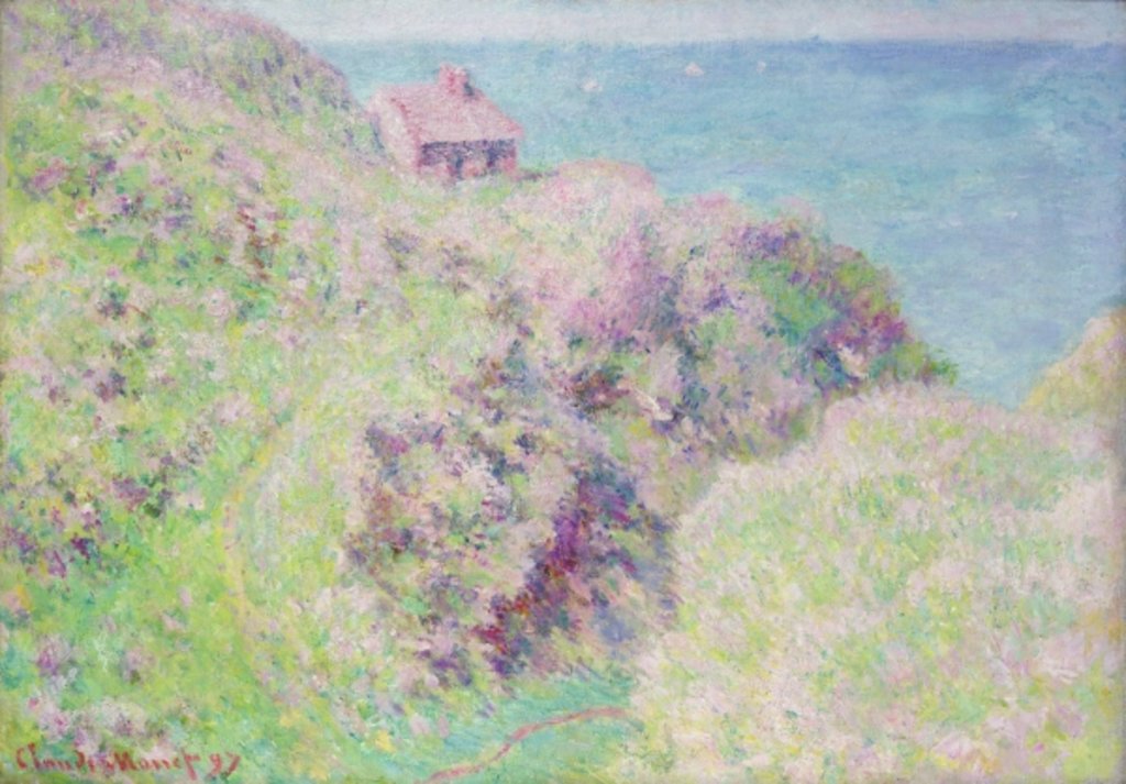 Detail of Customs house at Varengeville, 1897 by Claude Monet