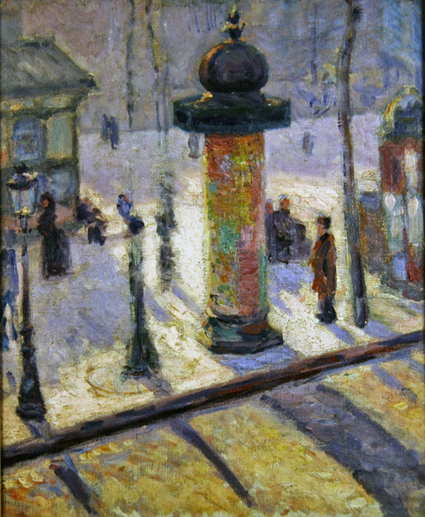 Detail of Kiosk on the Boulevard Clichy, 1886-7 by Louis Anquetin