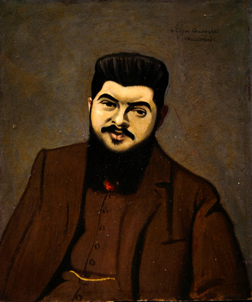 Detail of Cipa Godebski, 1902 by Felix Edouard Vallotton