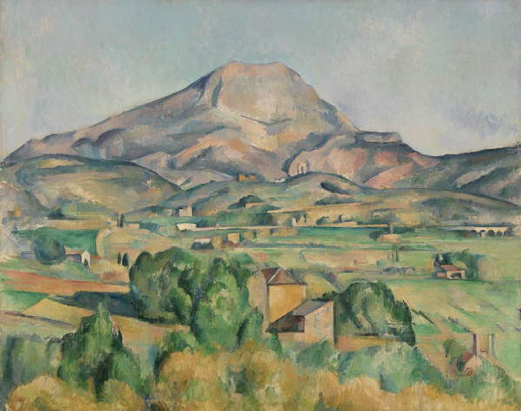 Detail of Mont Sainte-Victoire, 1892-95 by Paul Cezanne